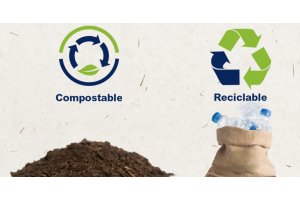 Compostable vs reciclable