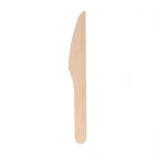 Cuchillo de madera embolsado individualmente - 16 cm