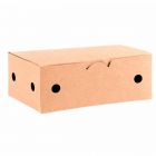 Caja de cartoncillo kraft para fritos