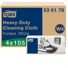 TORK | Paño de Limpieza Ultrarresistente Blanco W4