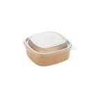Ensaladera de cartón kraft - 500 ml