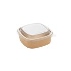 Ensaladera de cartón kraft - 750 ml