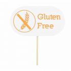 Pincho marcador "Gluten free" - 8 cm