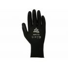 Guante de poliéster negro - Talla XXL