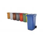 Contenedor de residuos verde con tapa - 240 L
