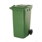 Contenedor de residuos verde con tapa - 240 L