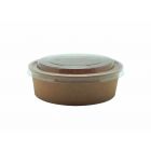 Ensaladera de cartón kraft - 1100 ml