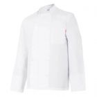 VELILLA | Chaqueta cocina manga larga blanca - Talla 58