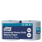 TORK | Papel de Secado Industrial Ultrarresistente Azul W1/2