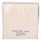 CARICIAS | Servilleta 40x40 cm, 3 capas, blanca