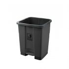 Contenedor con pedal gris - 45 L