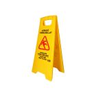Señal de atención "Suelo mojado" amarillo