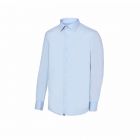 MONZA | Camisa cuello italiano slim fit celeste - Talla XL