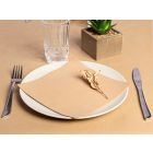 Servilleta Air Laid kraft - 40 x 40 cm