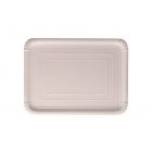 Bandeja de cartón llana blanca - 25 x 34 cm