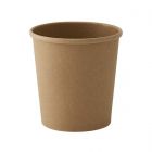 Envase de papel kraft para sopa - 470 ml