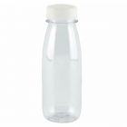 Botella RPET transparente con tapón - 220 ml