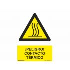 NORMALUZ® | Señal "Peligro contacto térmico" - 21 x 30 cm