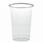 Vaso RPET transparente embolsado individual - 250 ml