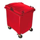 MAYA | Contenedor con tapa plana modelo 2015 rojo - 1100 L