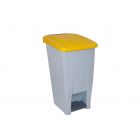 DENOX | Contenedor con pedal amarillo - 60 L