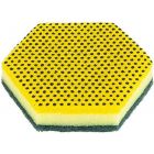 3M™ SCOTCH-BRITE™ | 96 Fibra Doble Acción HEX Verde-Amarillo, 147 mm x 127 mm
