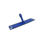 Soporte mopa azul con velcro - 60 cm