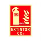 Señal extintor co2