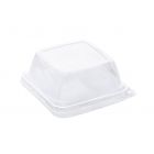 Tapa cúpula RPET transparente - 14 cm