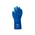 JUBA | Guantes pvc sin costura azul - Talla XL