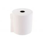 Rollo papel térmico blanco - 80mm ancho x 80 metros largo.