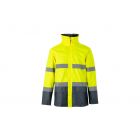 VELILLA | Parka bicolor azul y amarillo - Talla L