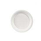 DUNI | Plato fibra de cartón blanco - Ø 22 cm