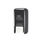 TORK OptiServe® | Dispensador de 2 Rollos de Papel Higiénico sin Mandril - Negro