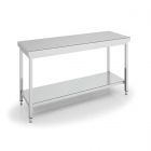 Mesa central soldada con 2 estantes - 70 cm