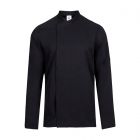 VELILLA | Chaqueta cocina microfibra negra - Talla 3XL