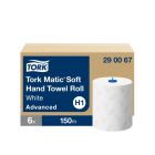 TORK Matic® | Toalla de Mano Suave en Rollo Blanco H1