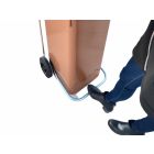 MAYA | Pedal para contendor de 120L con aro sujeta bolsas