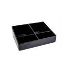GHESSU | Black Line - Bandeja sachet negra - 5 x 15,5 cm