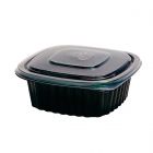 Envase PP cuadrado negro - 500 ml