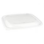 Tapa PP cúpula cuadrada transparente - 500 ml