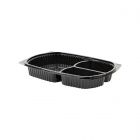 Envase PP 3 compartimentos negro