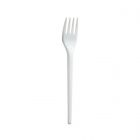 Tenedor de PS blanco - 16 cm