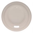 Tapa CPLA blanca con orificio para vaso de 3-4 oz