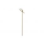 Pincho bambú con lazo - 7 cm