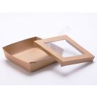 Envase con tapa kraft - 500 ml
