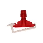 Pinza Plástica para Fregona Industrial Roja