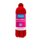 Fregona con tiras microfibra premium roja