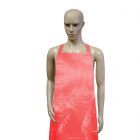 Delantal desechable rojo