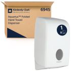 AQUARIUS™ | Dispensador toalla secamanos plegada, blanco (cod. 6945)